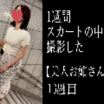 【5日間連続で逆さ撮り】初登場 セクシー下着な５日間 美人お姉さん編（1週目）